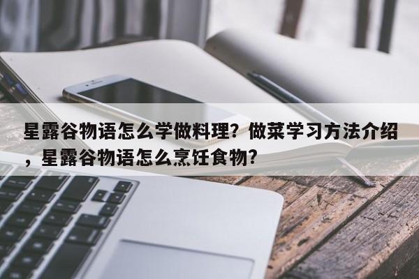 星露谷物语怎么学做料理？做菜学习方法介绍，星露谷物语怎么烹饪食物?